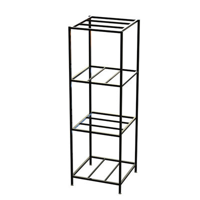 Square Aluminum Alloy Wheel Display Stand Knocked Down
